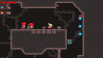 完整的16*16像素平台游戏神秘地牢图块集素材