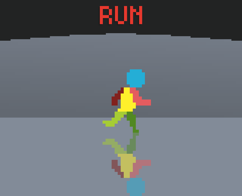 免费横版像素全动画角色基础模板素材