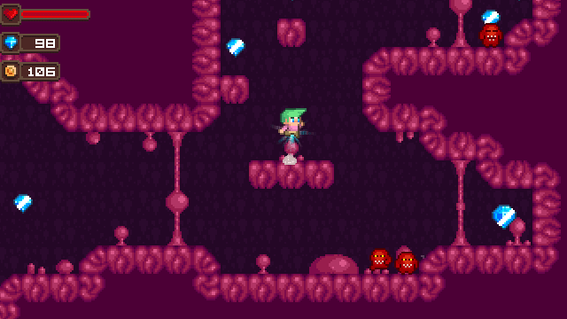 激动人心的16*16像素平台游戏雪怪巢穴图块集素材