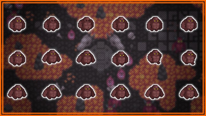 24个独特的横版像素敌人动画素材