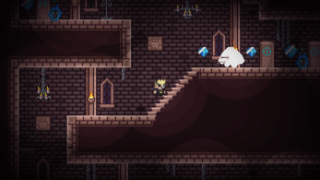 完整16*16的横版像素平台游戏禁忌密室图块集素材