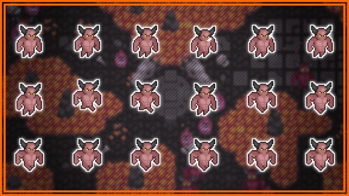 24个独特的横版像素敌人动画素材