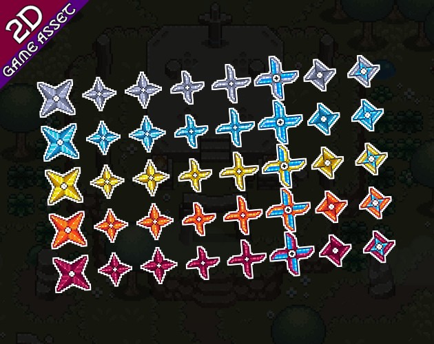 300+的32*32奇形怪状像素终极武器图标素材