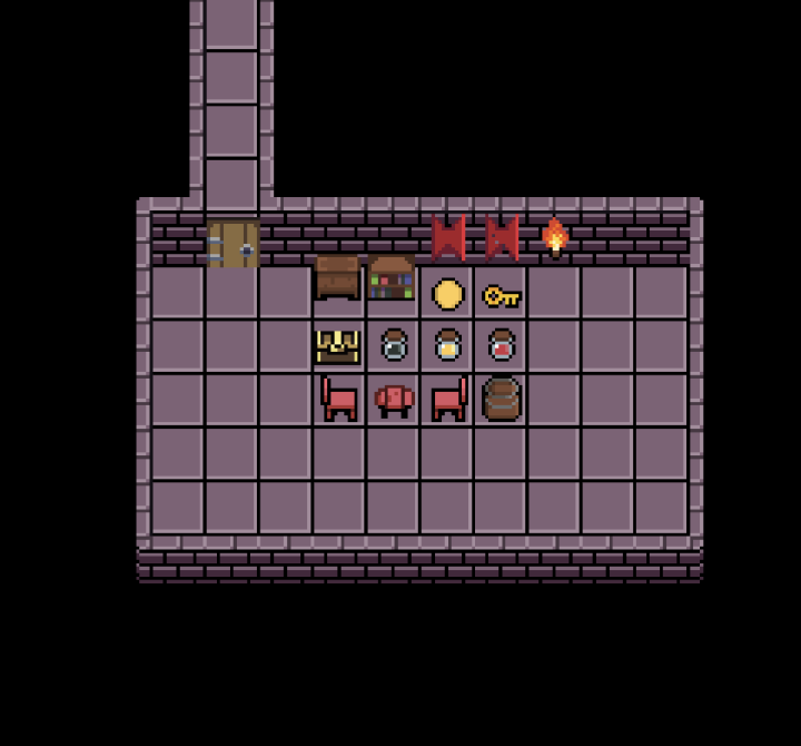 免费的16*16像素艺术地牢资产素材