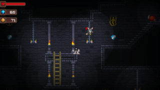 精美的16*16像素平台游戏闹鬼地牢图块集素材