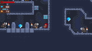 用途广泛的16*16横版像素平台游戏魔法小径图块集素材