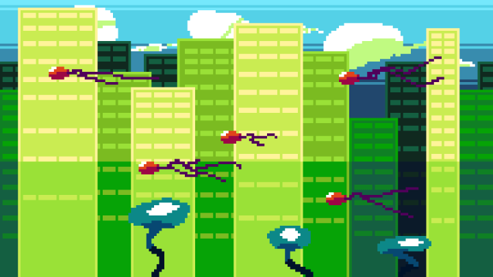 4个独特的免费像素背景素材