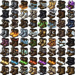 400+的像素RPG游戏装备和物品图标素材