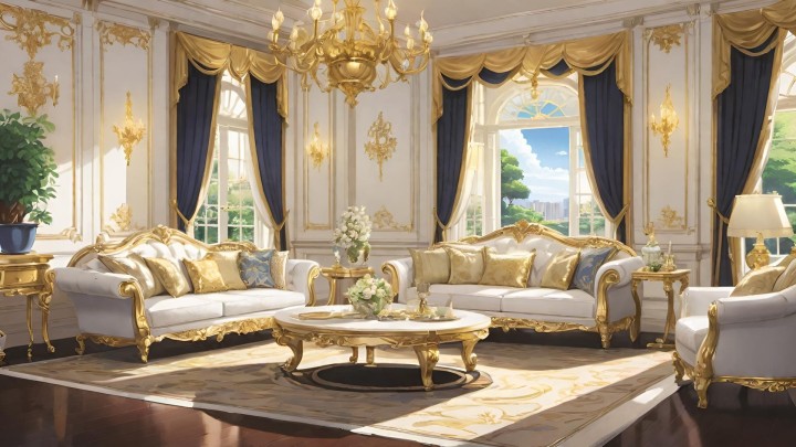 114个免费静态视觉小说贵族庄园城堡背景图片素材