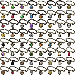 400+的像素RPG游戏装备和物品图标素材