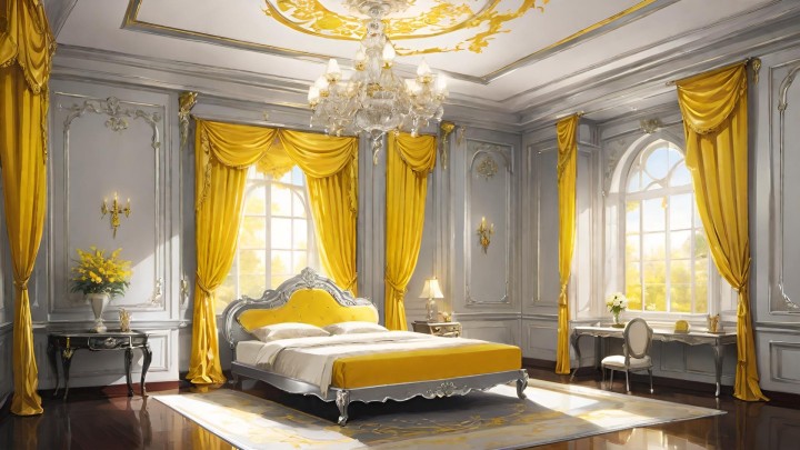 42个免费的视觉小说中世纪皇家卧室背景图片素材