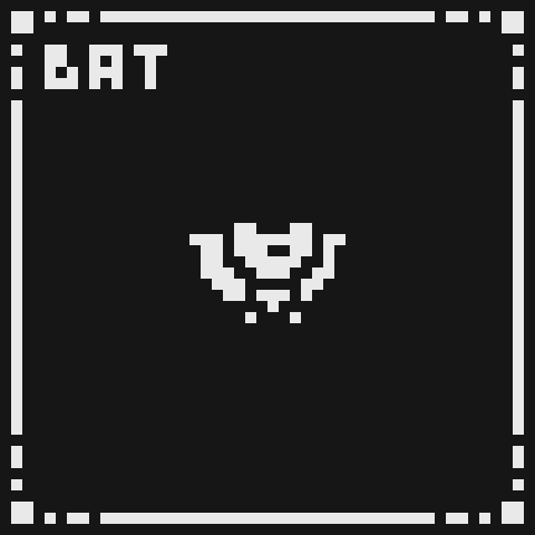 4个免费的1bit黑白像素地牢虚拟角色动画素材