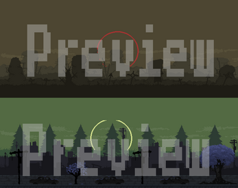 巨型的横版像素平台游戏敌人、背景、图块集、主要玩家、NPC、装饰和道具素材