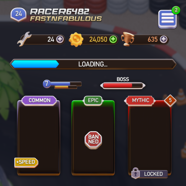 免费的用于2D赛车游戏的UI资产素材