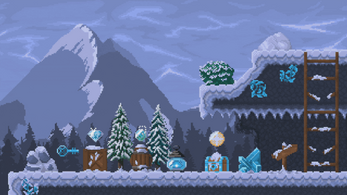 免费的16*16冬季像素瓷砖素材