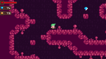 激动人心的16*16像素平台游戏雪怪巢穴图块集素材