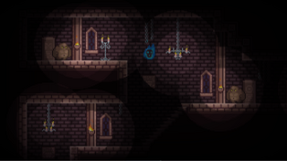 完整16*16的横版像素平台游戏禁忌密室图块集素材