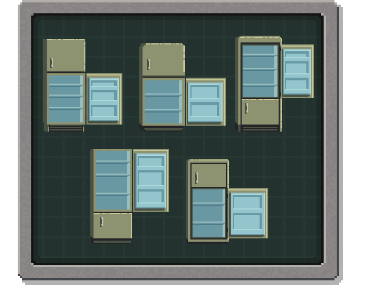 免费的像素动画冰箱素材