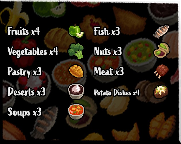 30个精美的32*32像素食物图标素材