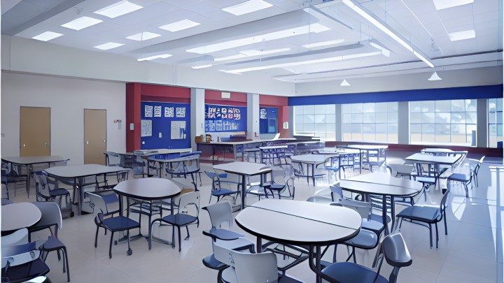 26个免费的静态视觉小说学校背景图片素材