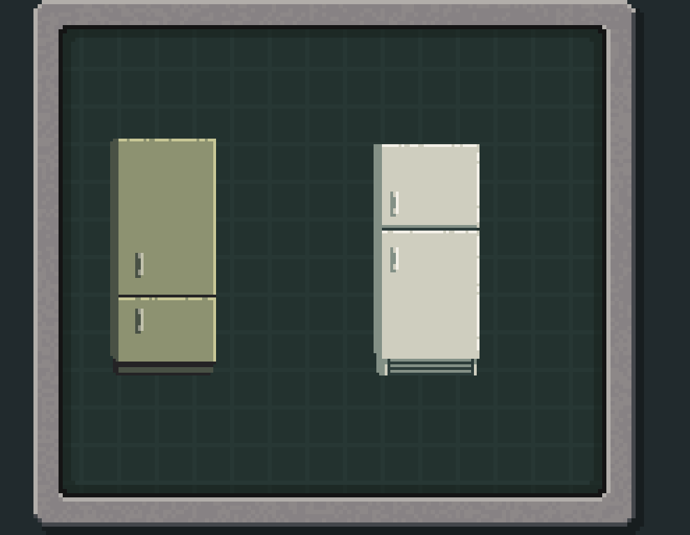 免费的像素动画冰箱素材