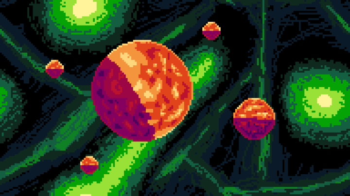 4个独特的免费像素背景素材