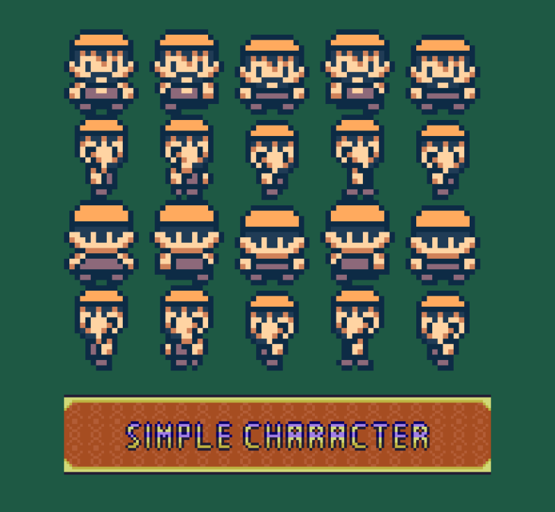 精美的16*16木质像素室内房屋内饰素材