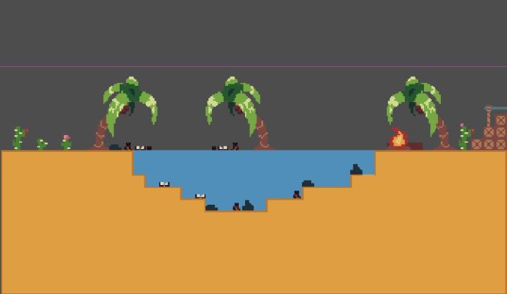免费小型横版卷轴像素游戏原型入门素材