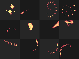 12个64*64的像素角色扮演游戏动画特效素材04