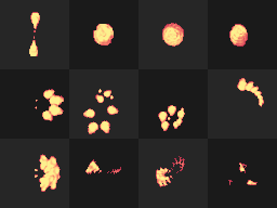 12个免费的64*64像素RPG游戏动画特效素材05