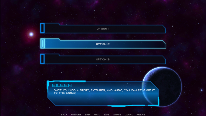 免费赛博朋克风格Ren'py 视觉小说GUI素材