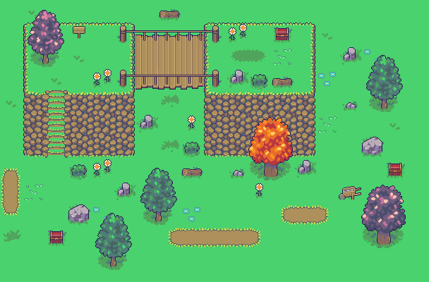 免费的32*32中世纪像素风格瓷砖素材