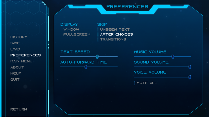 免费赛博朋克风格Ren'py 视觉小说GUI素材