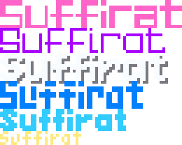 7款专为独立游戏和艺术作品设计的像素Suffirat字体素材
