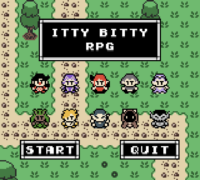 10个免费的自上而下四向行走像素NPC动画素材06