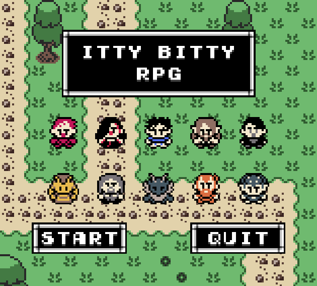 10个免费的自上而下四向行走像素NPC动画素材05