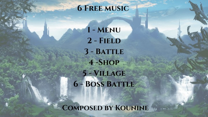 6首管弦风格的日式角色扮演游戏冒险之路音乐素材