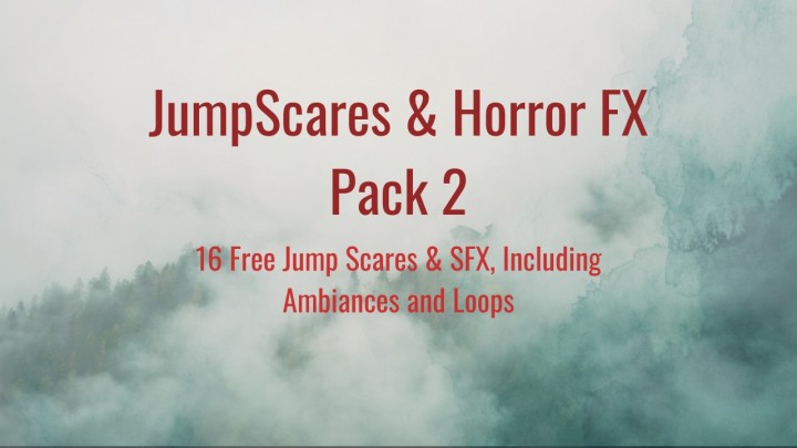 16个免费的以惊吓为主题的恐怖游戏音效素材