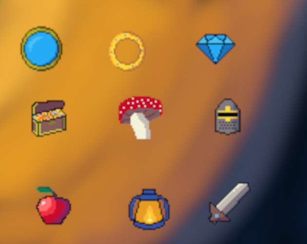 50个免费高质量32*32像素角色扮演游戏必备物品图标素材