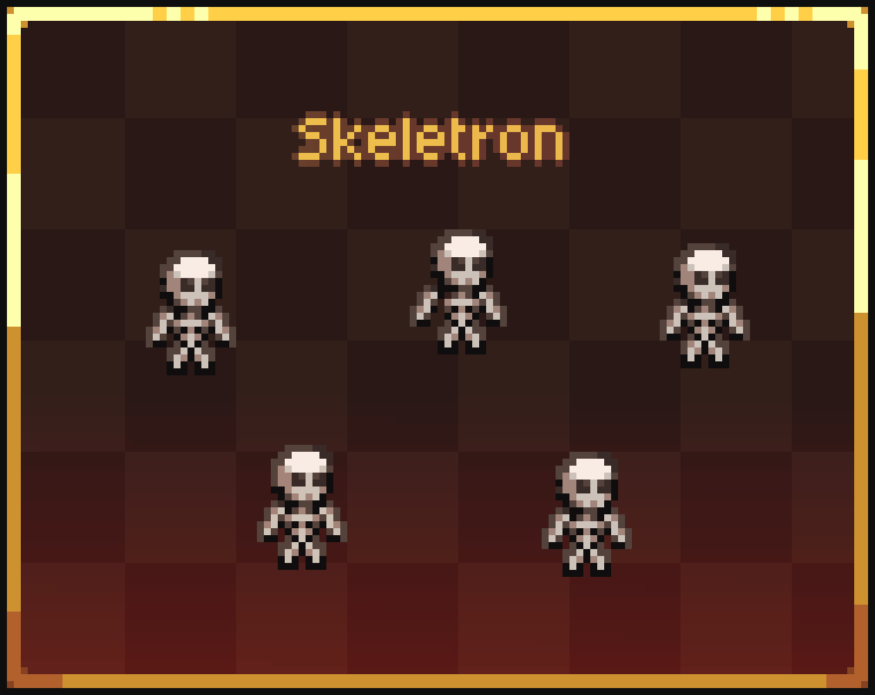 免费的徒手像素骷髅战士动画素材