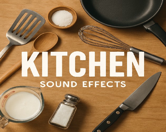 一套小巧但功能强大的日常厨房音效素材合集
