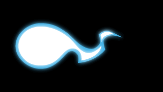 精美的自上而下矢量2D风和闪电元素魔法技能动画特效素材