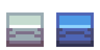 一些简单的16位像素风格的俯视视角动画宝箱素材