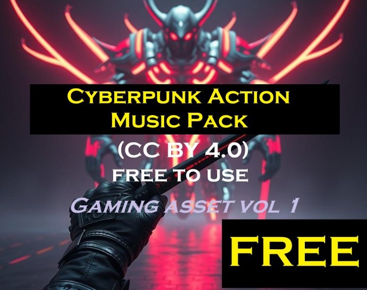 4首免费的高强度赛博朋克动作游戏音乐素材