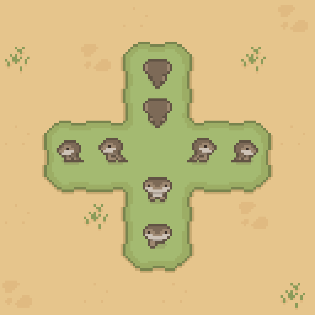 温馨的16位像素艺术风格沙漠农场养殖资产素材