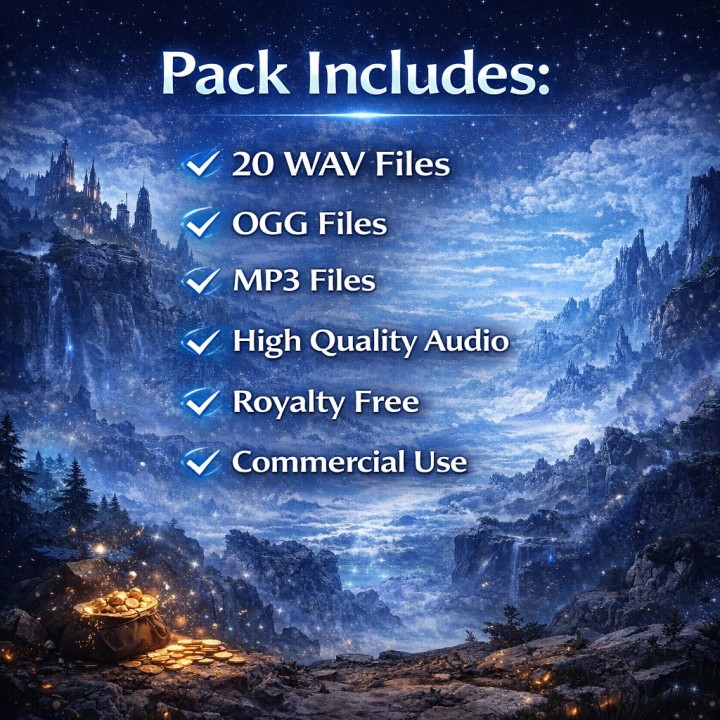 20个免费的入门游戏音效包素材