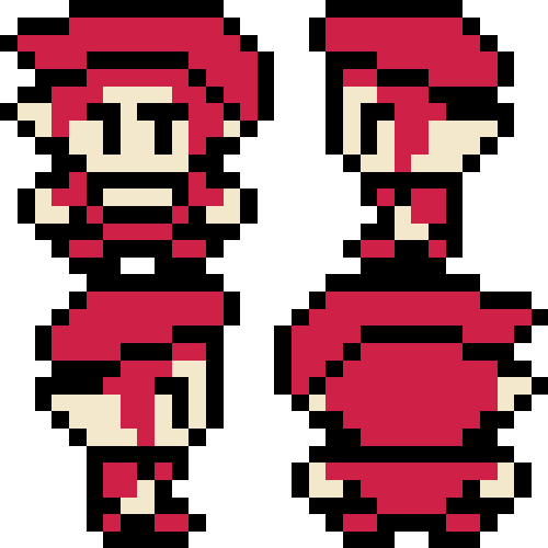 10个免费自上而下的四向行走像素NPC角色动画素材