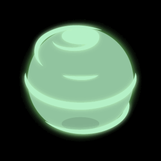 精美的自上而下矢量2D风和闪电元素魔法技能动画特效素材