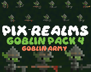 11个免费的静态奇幻像素哥布林战士素材