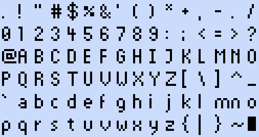 免费的像素Kouzii窄字体素材